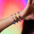 Rainbow Reef | .925 Sterling Silver | Mermaid Glass Pebble Bracelet